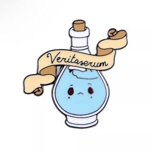 Harry Potter Enamel Metal Pin, Magic Potion Veritaserum A Powerful Truth…